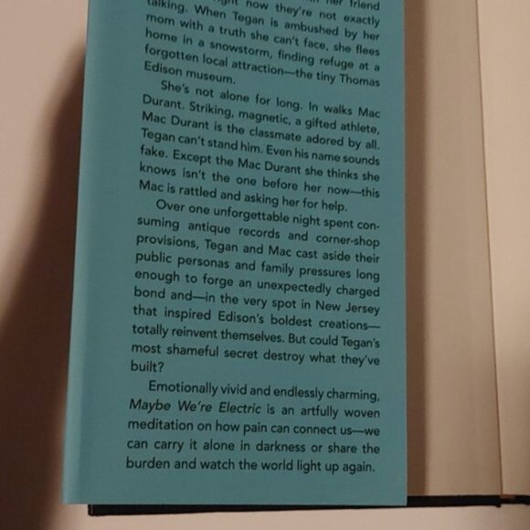 3/$13 Maybe We're Electric Teen novel Fiction Book by Val Emmich 2021 - Picture 4 of 8